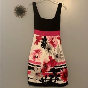 Beautiful pink and black flowered dress 13
